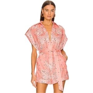 Zimmermann bandana print play suit